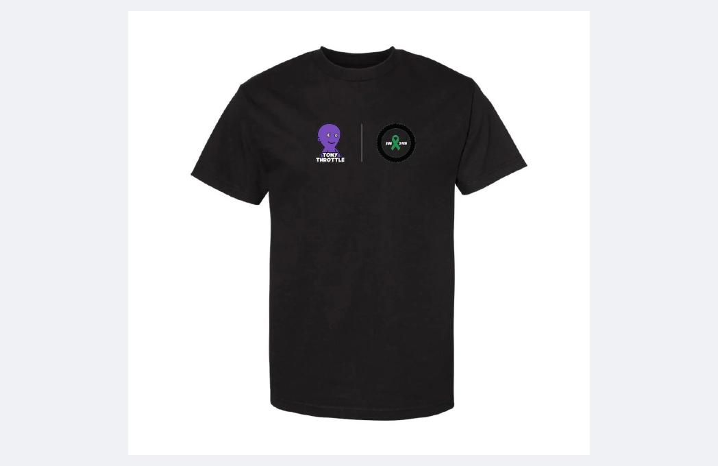 Tony Throttle X Racing for Mental Wellness T-Shirt